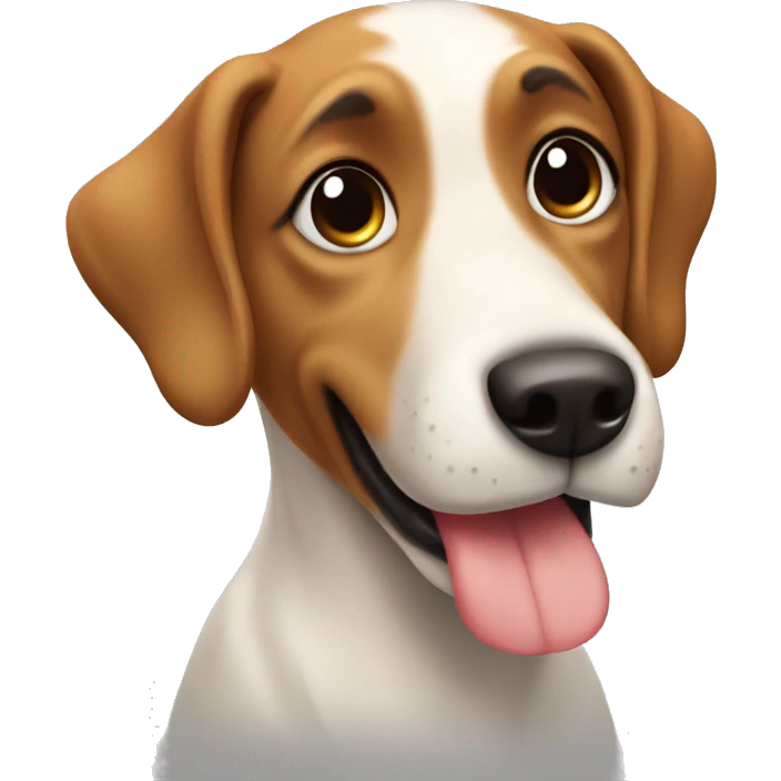 Dog saying good morning  emoji