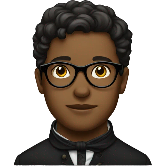 victorian young man with glasses emoji