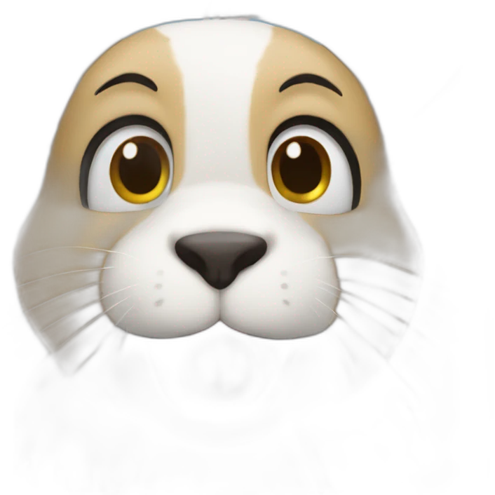 Un lapin qui fait kaka emoji