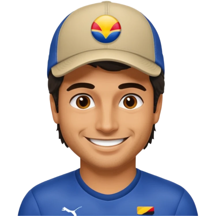 Carlos Sainz William's F1 driver not wear a hat emoji
