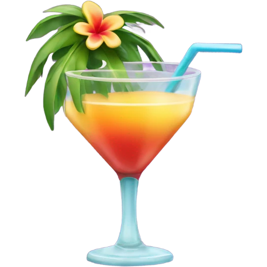 tropical cocktail  emoji
