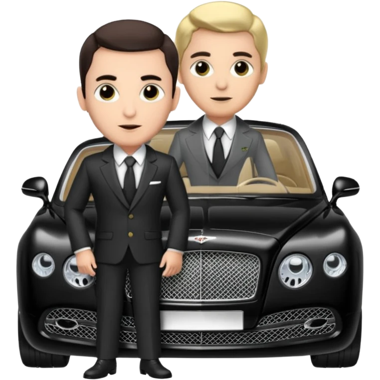 Abid abedi as Principalwith his Bentleyo emoji