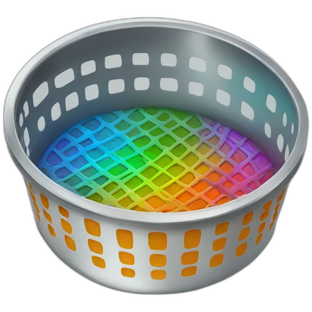 colorful sieve emoji