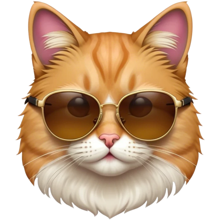 Cat wearing sunglasses emoji