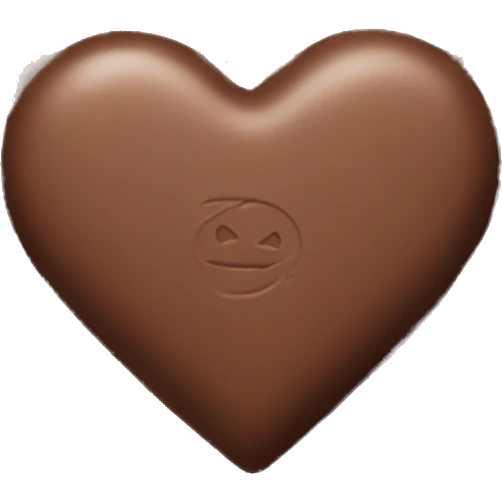 Heart shaped chocolate box emoji