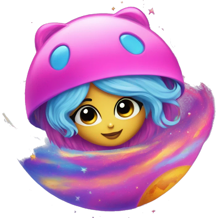 lisa frank planet emoji
