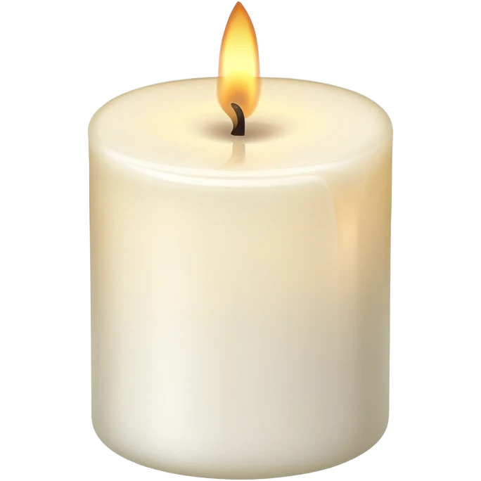 unlit candle with wick emoji