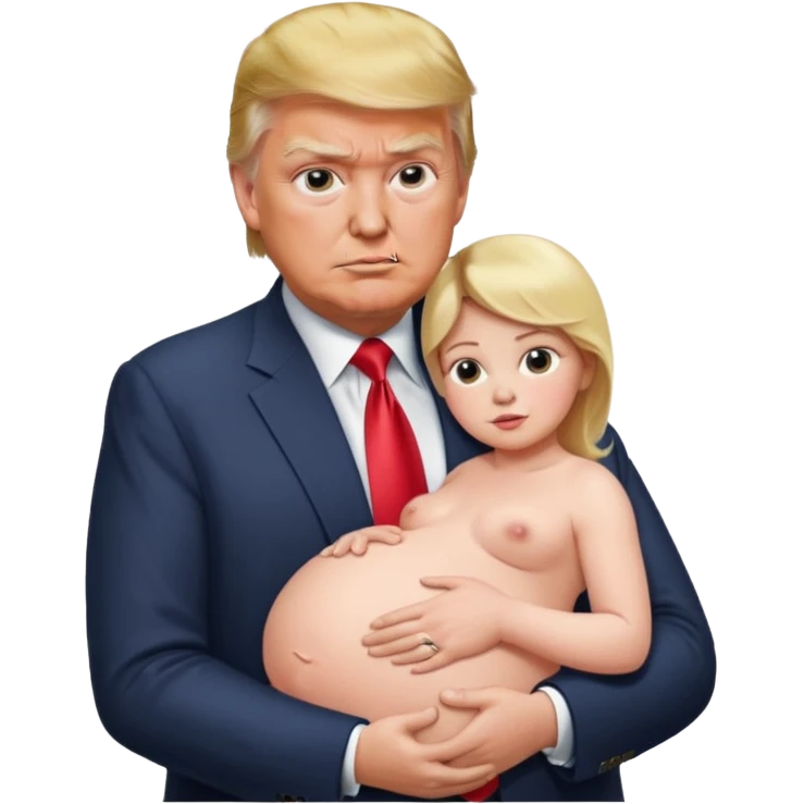 trump pregnant with jd vance baby  emoji