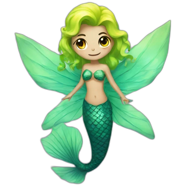 radioactive mermaid emoji