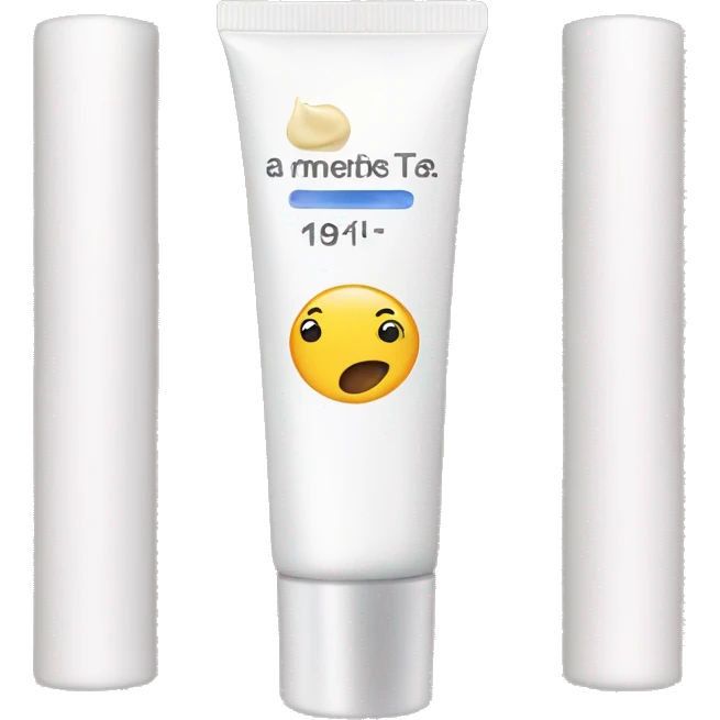 Face cream in tube emoji