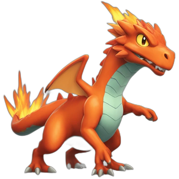 Dracaufeu pokémon emoji