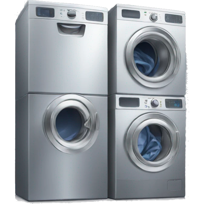 Washer and dryer set emoji