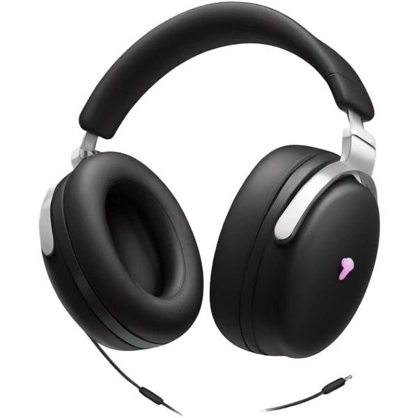 An aesthetic pair of headphones airpods max  emoji