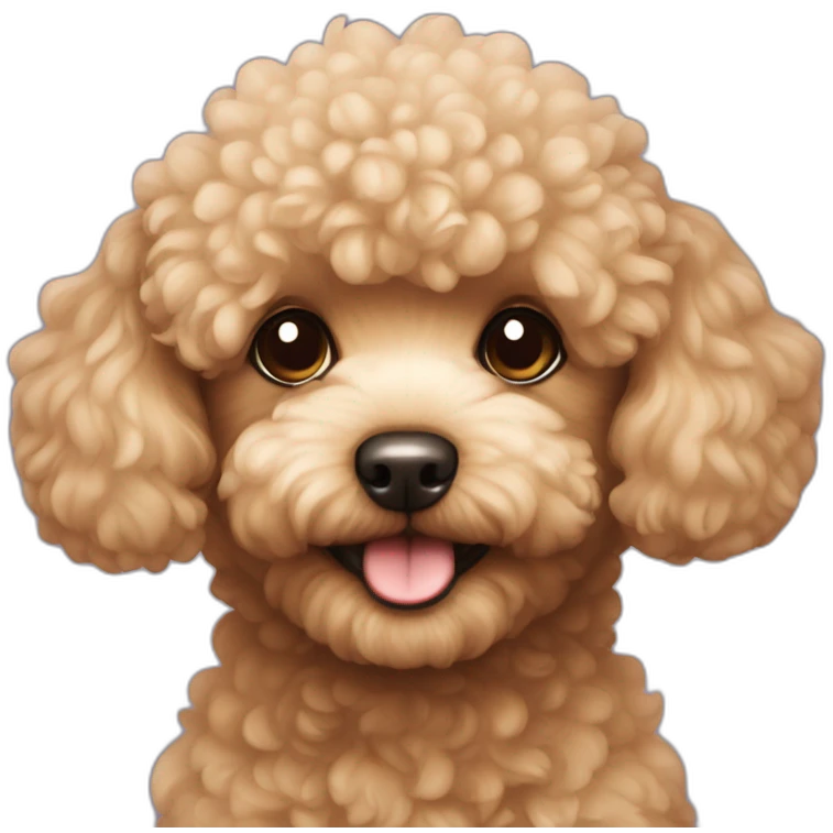 Toy poodle emoji