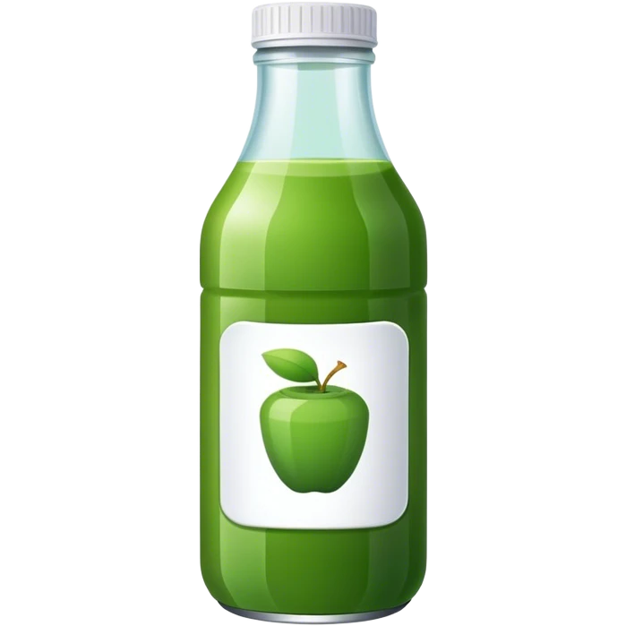 Bottled green juice emoji