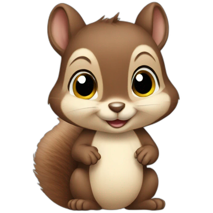 Baby squirrel emoji