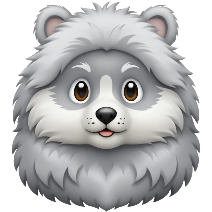 animal russe sous la neige emoji