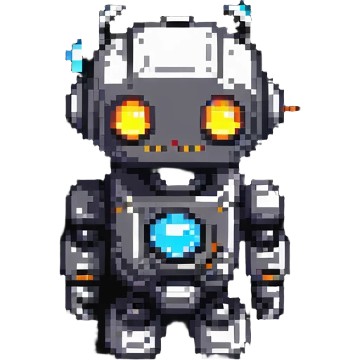 robot with glowing eyes emoji