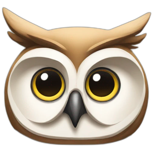 stoic owl emoji