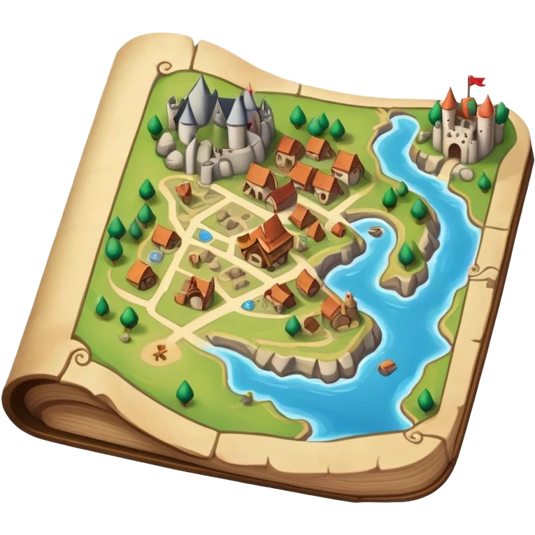 medieval dnd map icon emoji