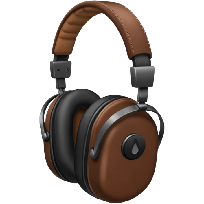Brown and jeanse headphones beats minimalism no people emoji
