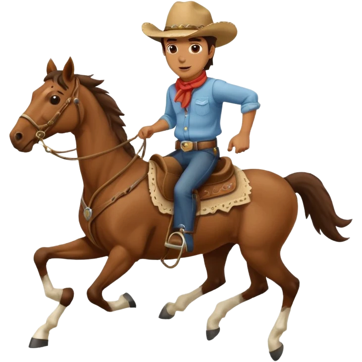 man on horse emoji