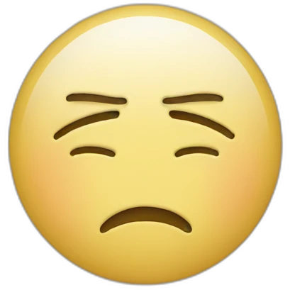 really sad face emoji