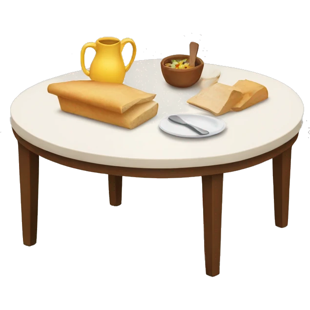 A table  emoji
