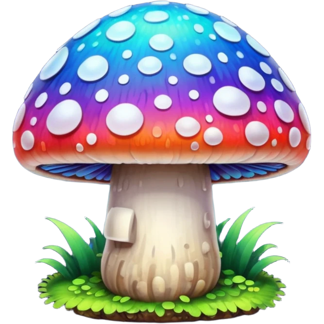 Психоделический гриб emoji