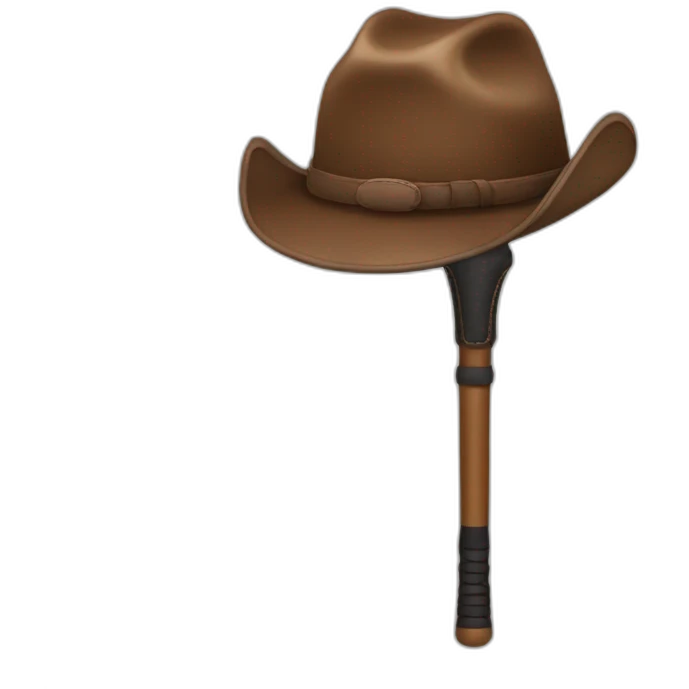 Horse riding crop emoji