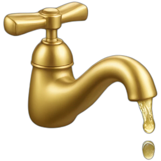 golden faucet emoji