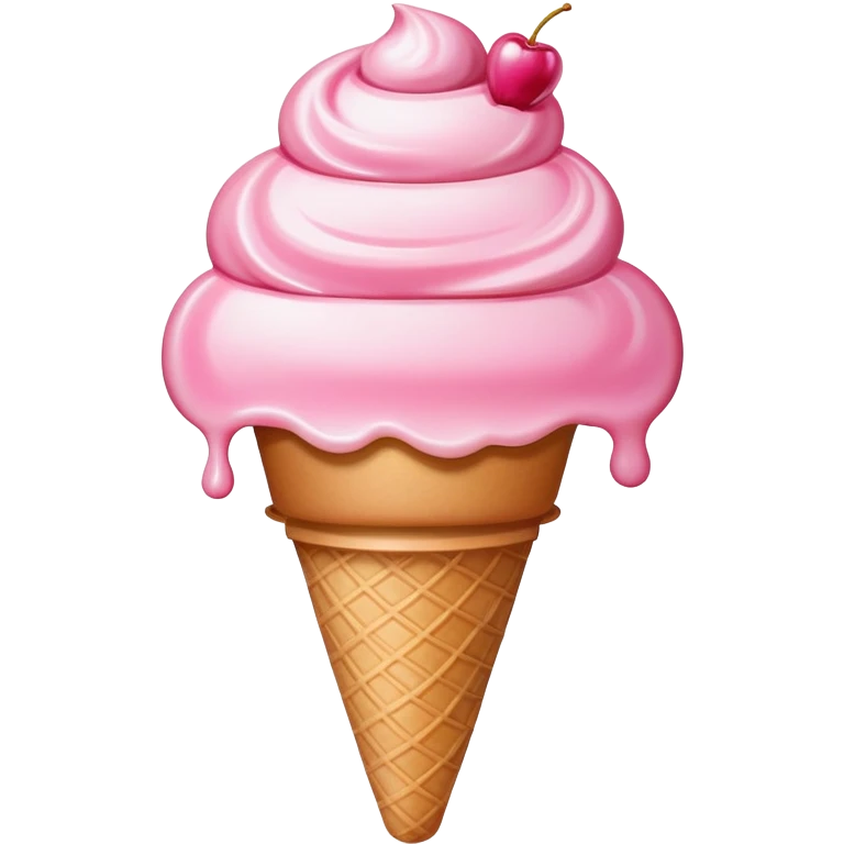 Cherry blossom ice cream  emoji