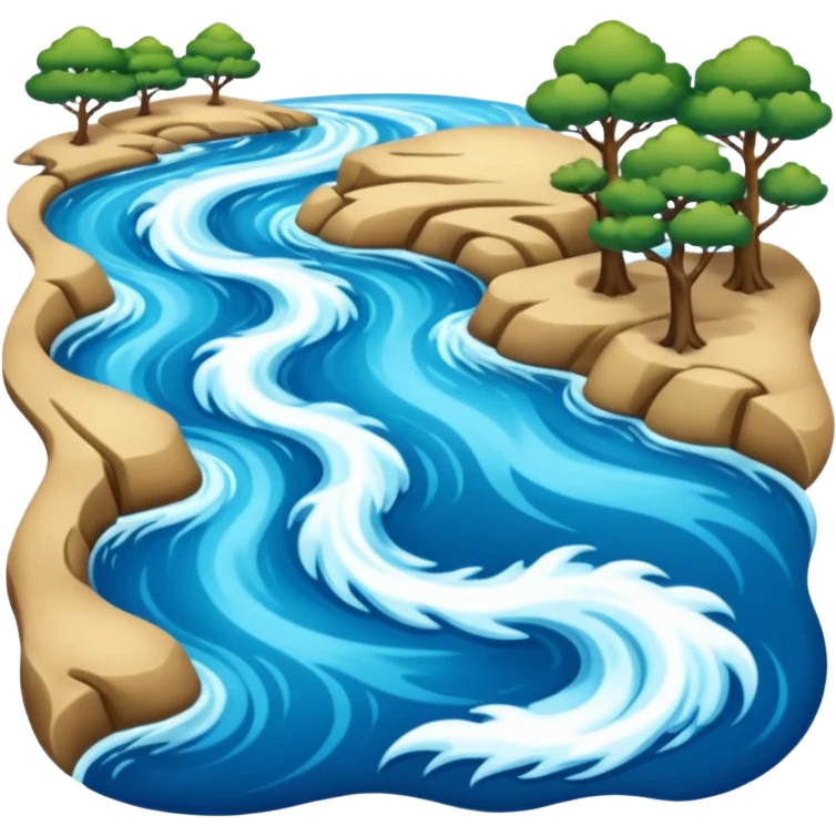 Flowing River emoji