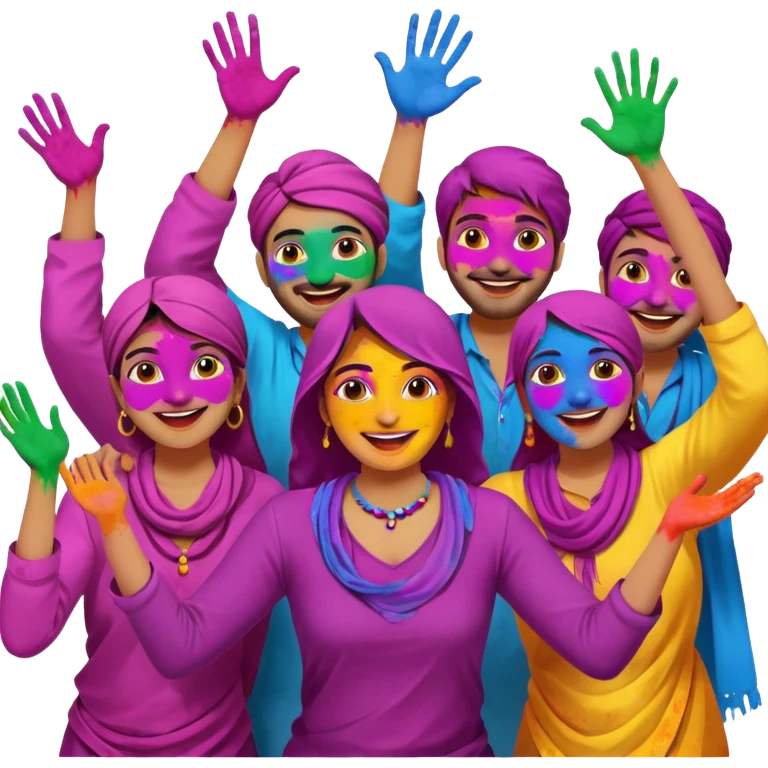 Holi emoji