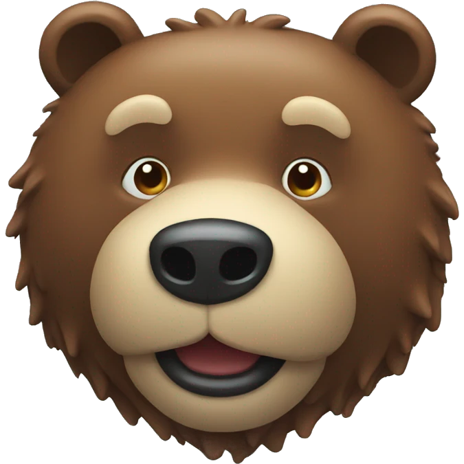 swimming bear emoji