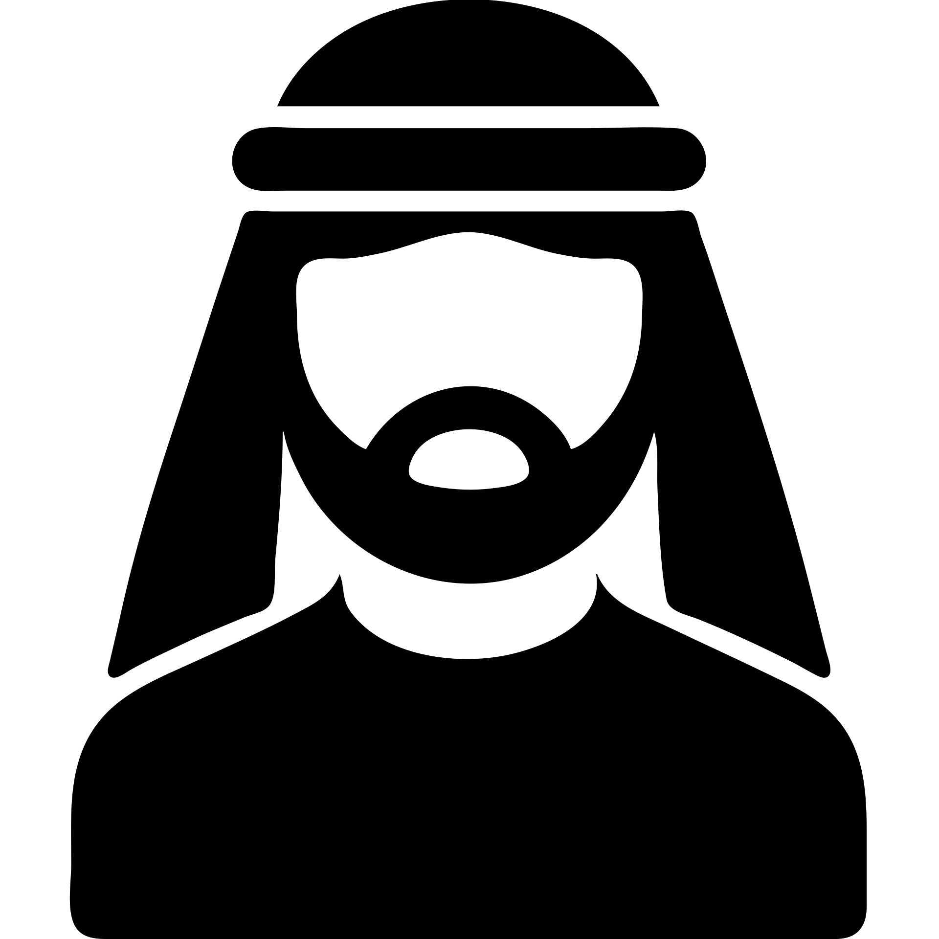 arab man solid filled icon emoji