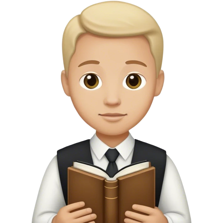 Mormon with a book emoji