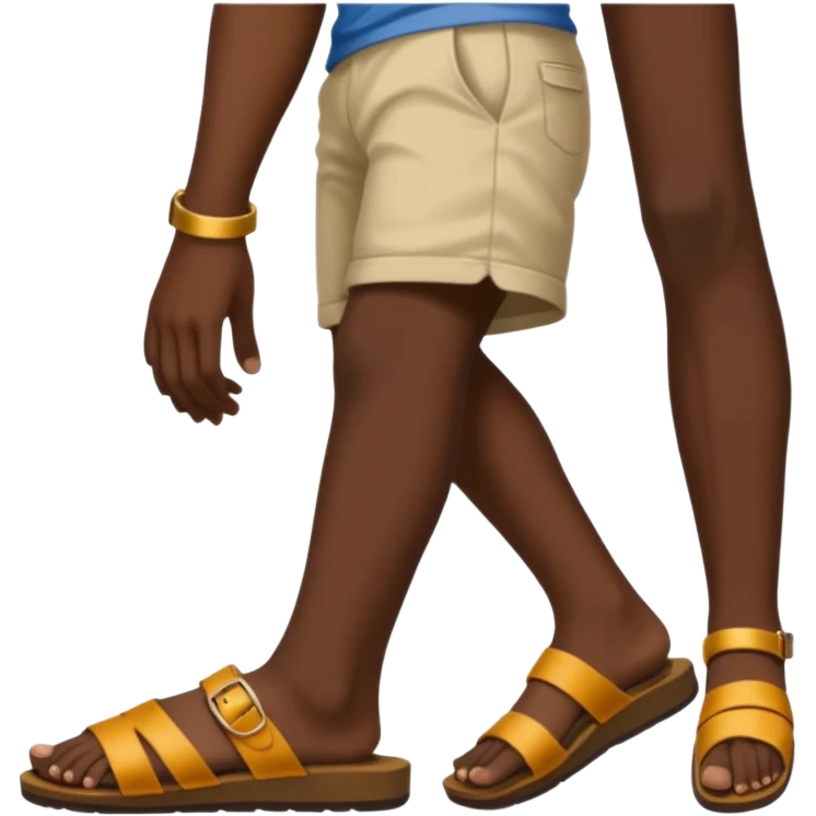
palm in profile shows feet emoji