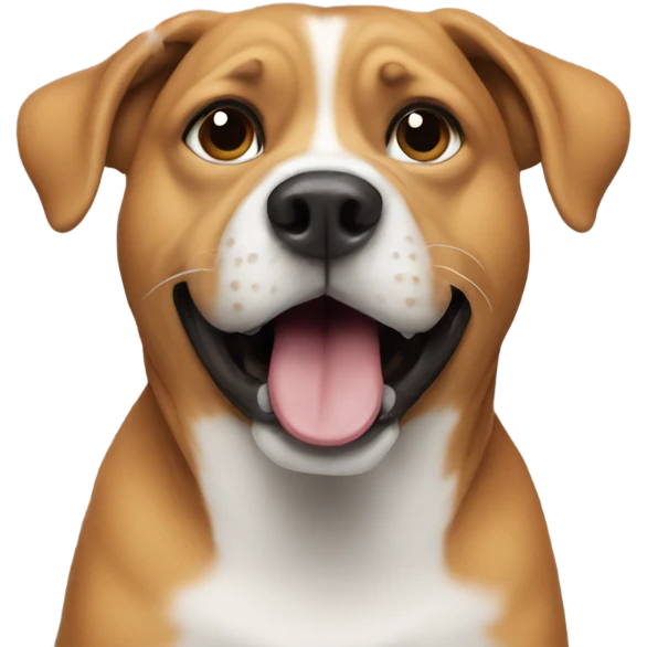 Dog vaping emoji