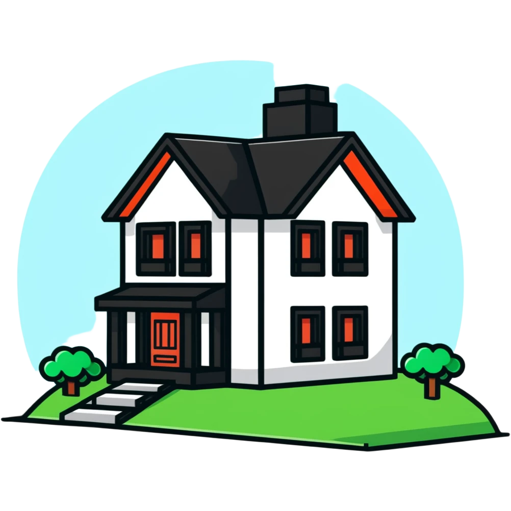 Minecraft house emoji