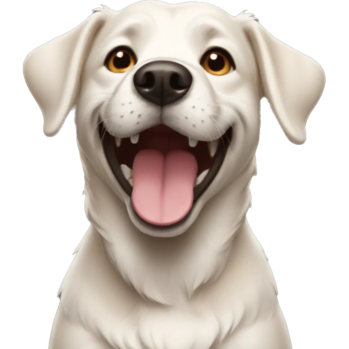 Happy dog emoji