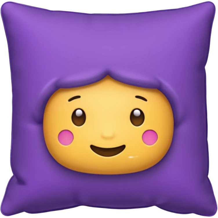 purple good night pillow emoji