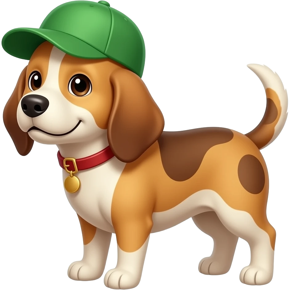 dog with green hat emoji