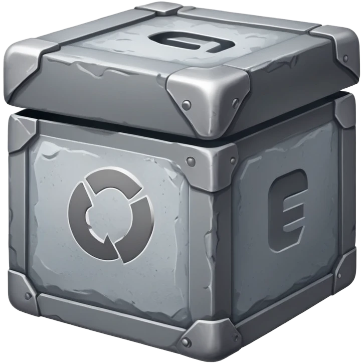 A box of rare earth ore emoji