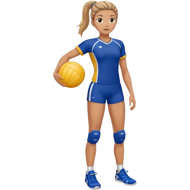 volleyball girl full body emoji