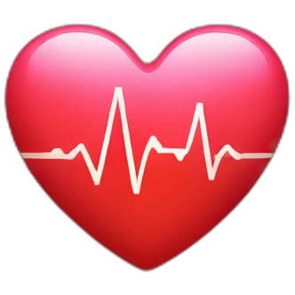 heart ecg emoji