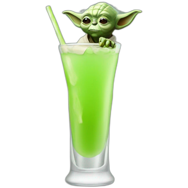 Yoda drink emoji