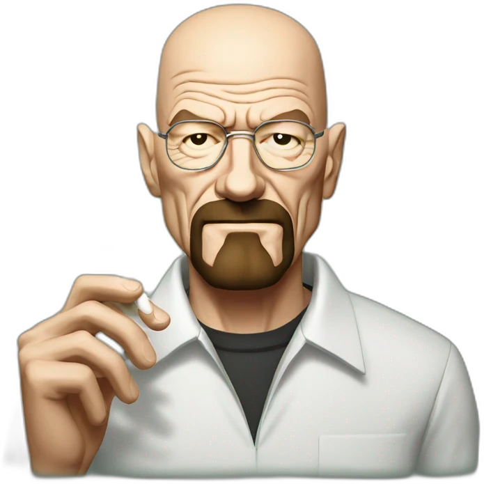 Walter white smoking emoji