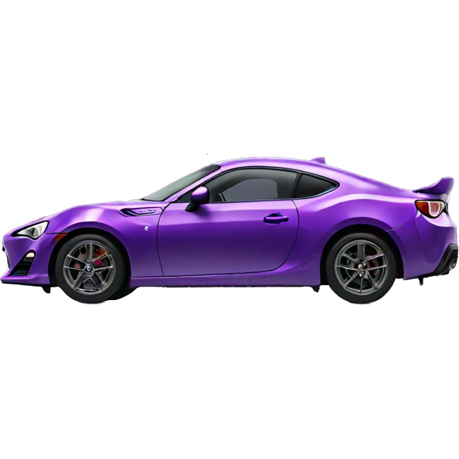purple gt86 with a spoiler  emoji