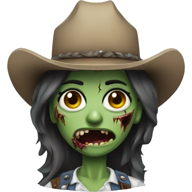 cowgirl zombie emoji